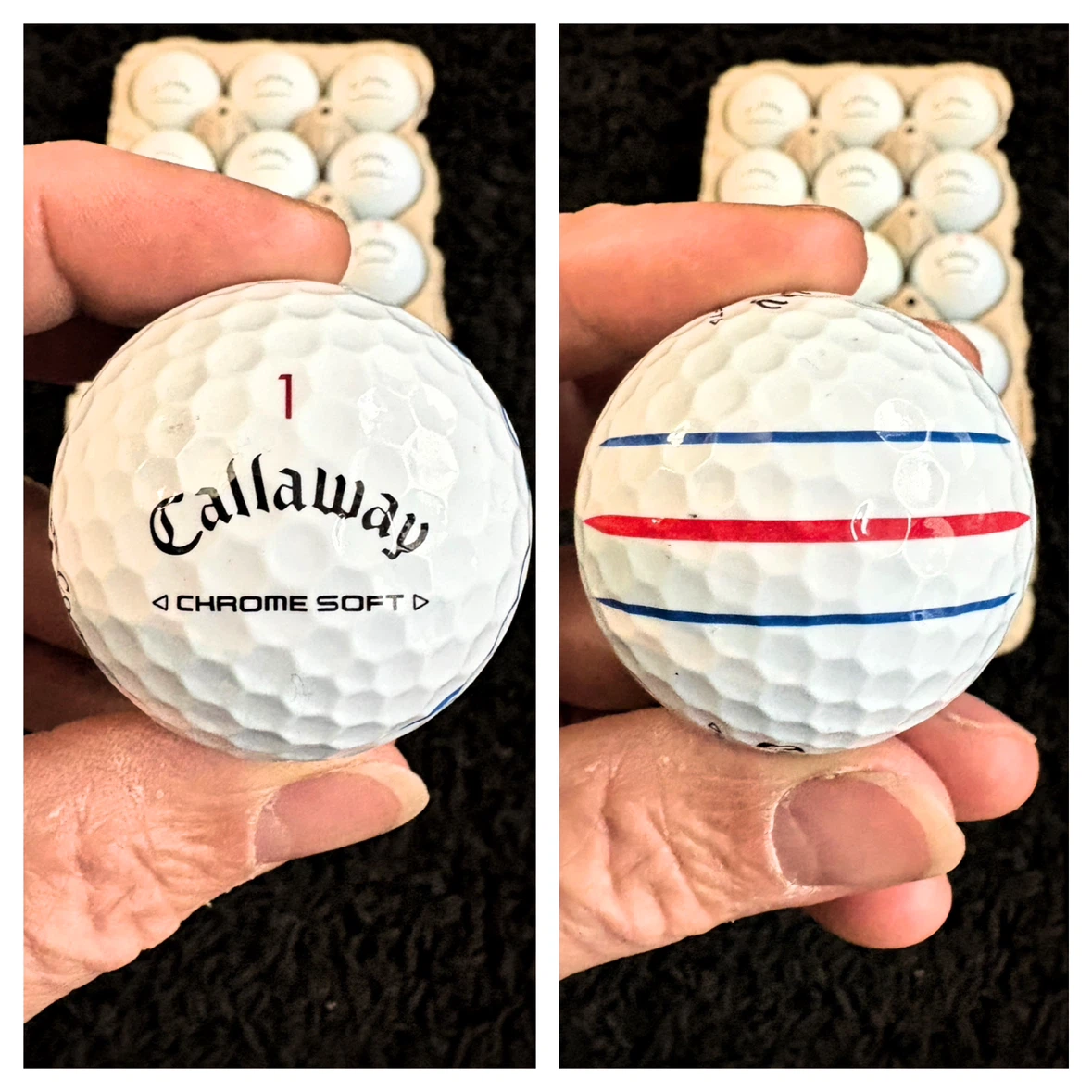 18 Callaway Chrome Soft Triple Track Golf Balls - photo 4