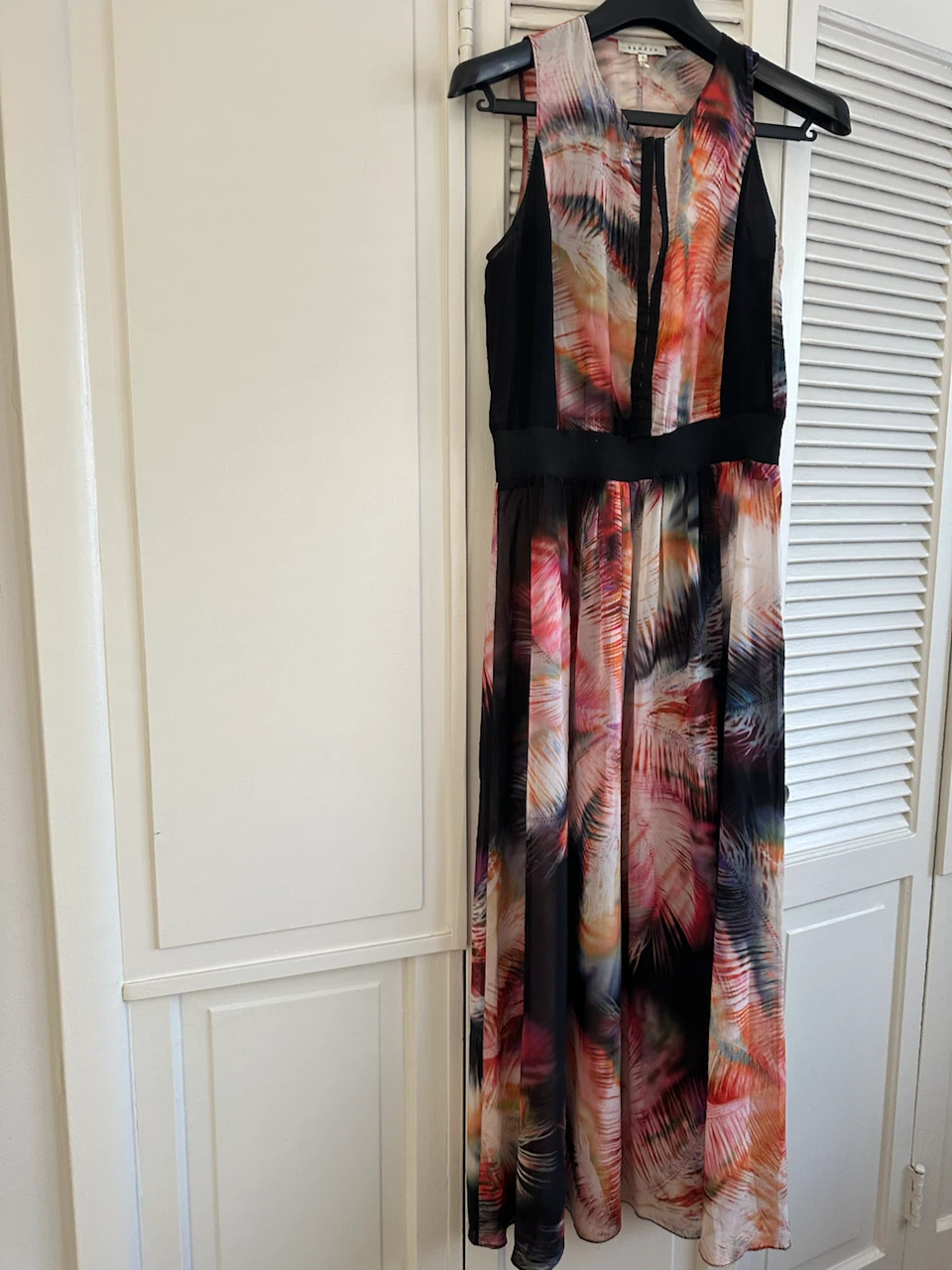 Sandro Sleeveless Maxi Dress with elastic band waist - photo 2