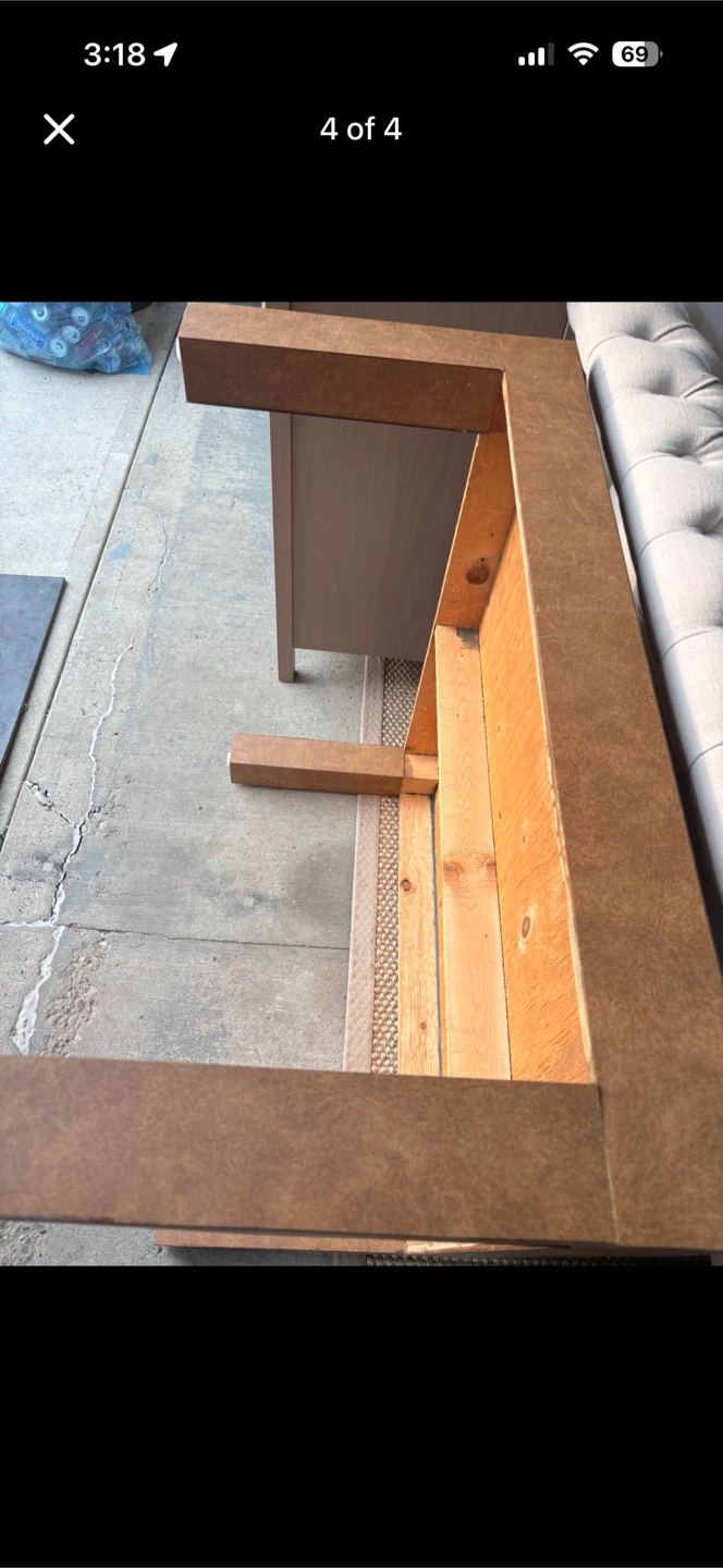 Square Coffee Table and Side Tables Set - photo 4