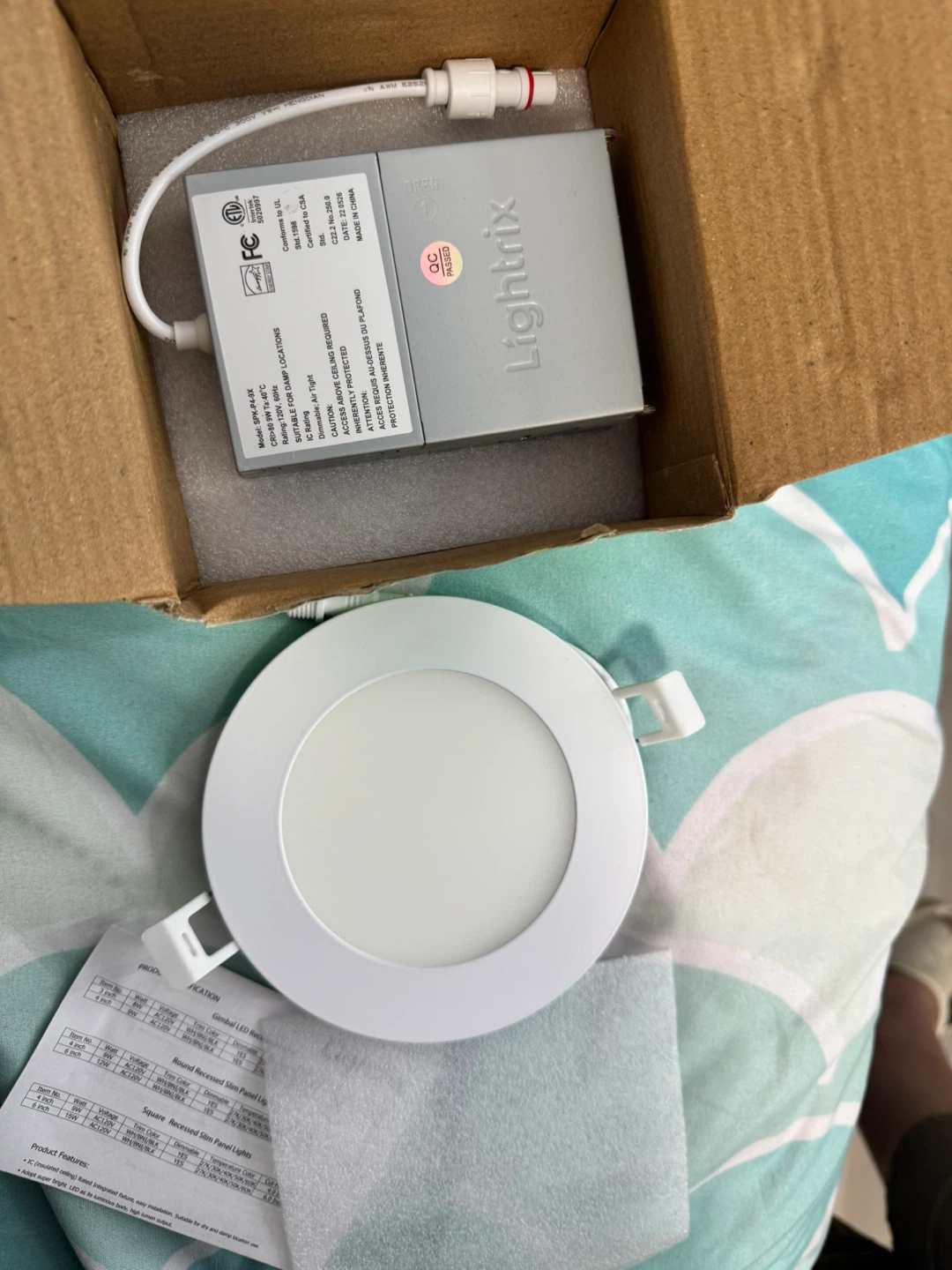 Lightrix 4inch Slim Panel LED Light - photo 4