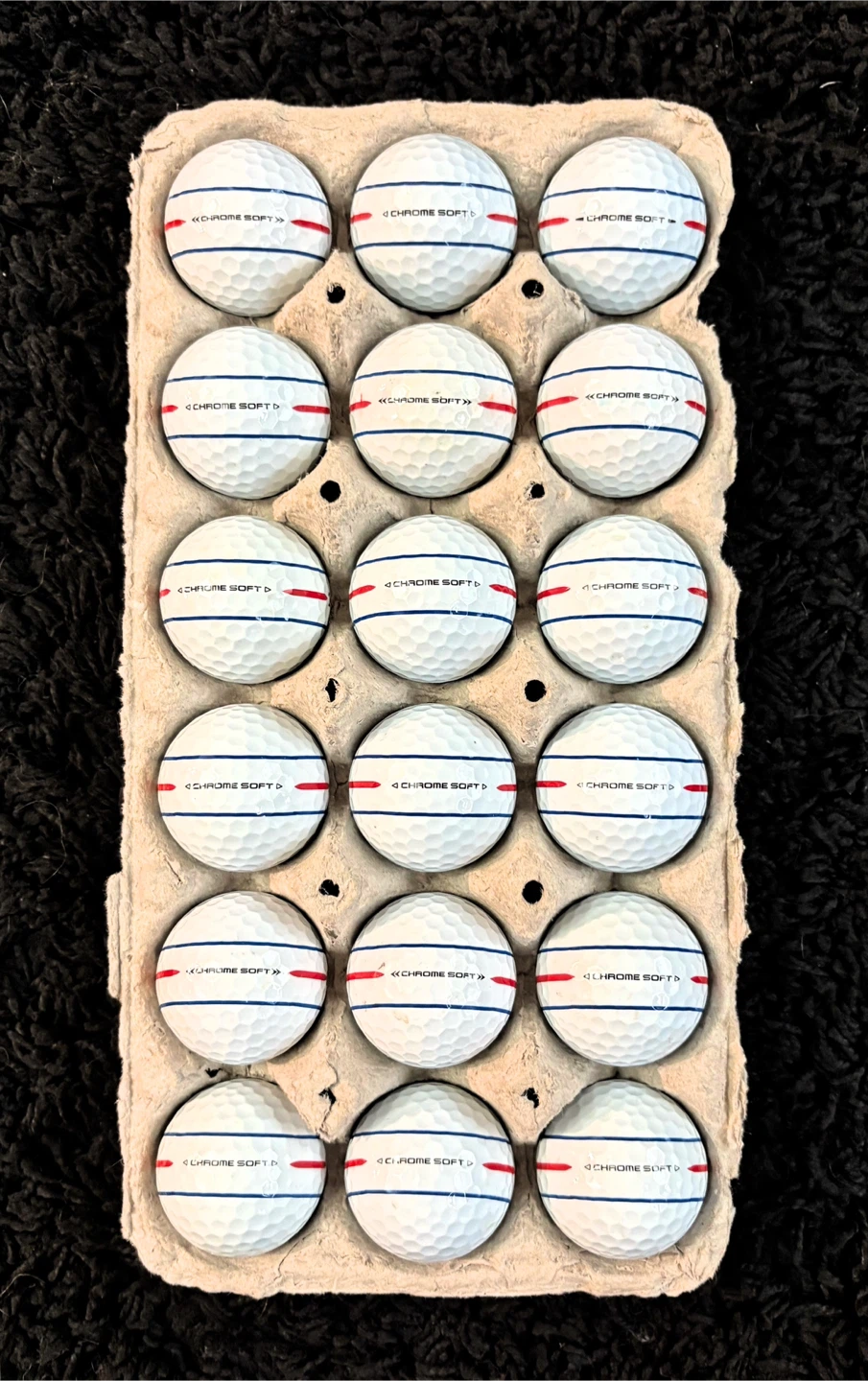 18 Callaway Chrome Soft 360 Triple Track Golf Balls - photo 3