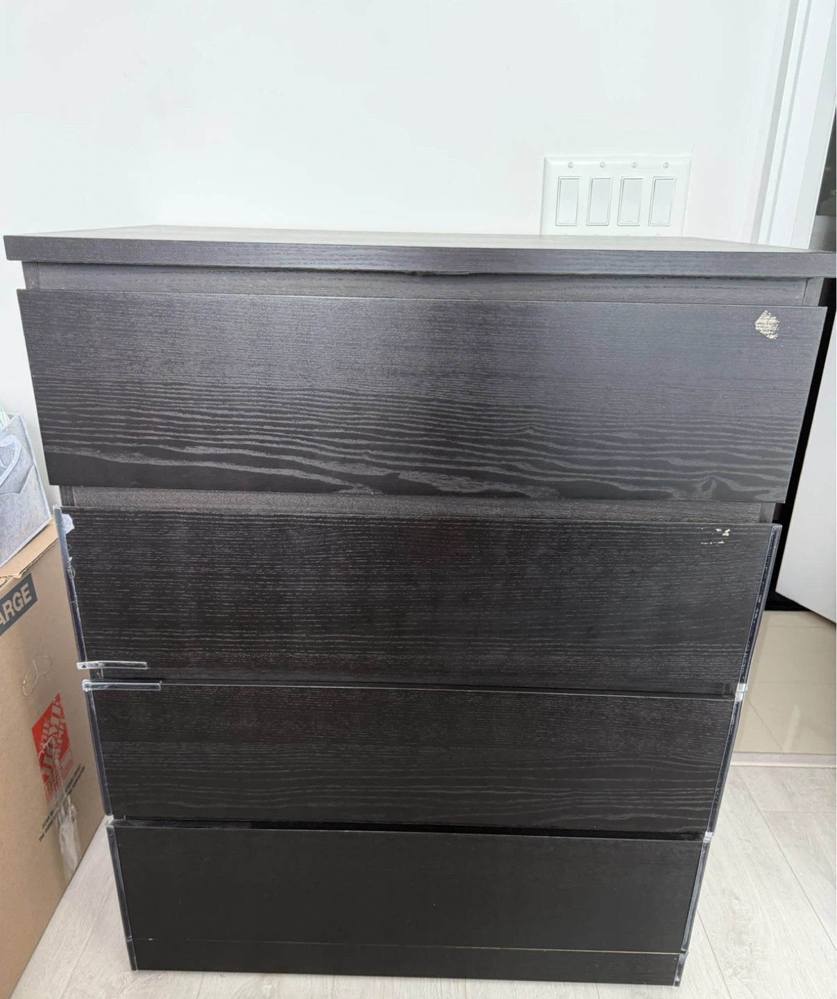 IKEA MALM - 4 Drawer Dresser