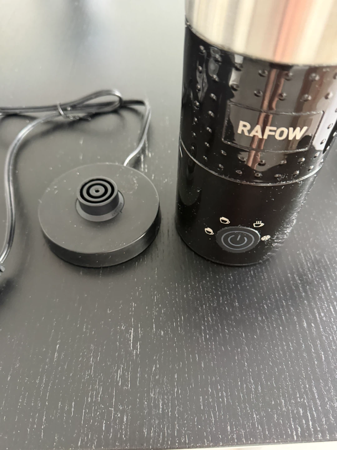 RAFLOW Milk Frother Electric Black - photo 2