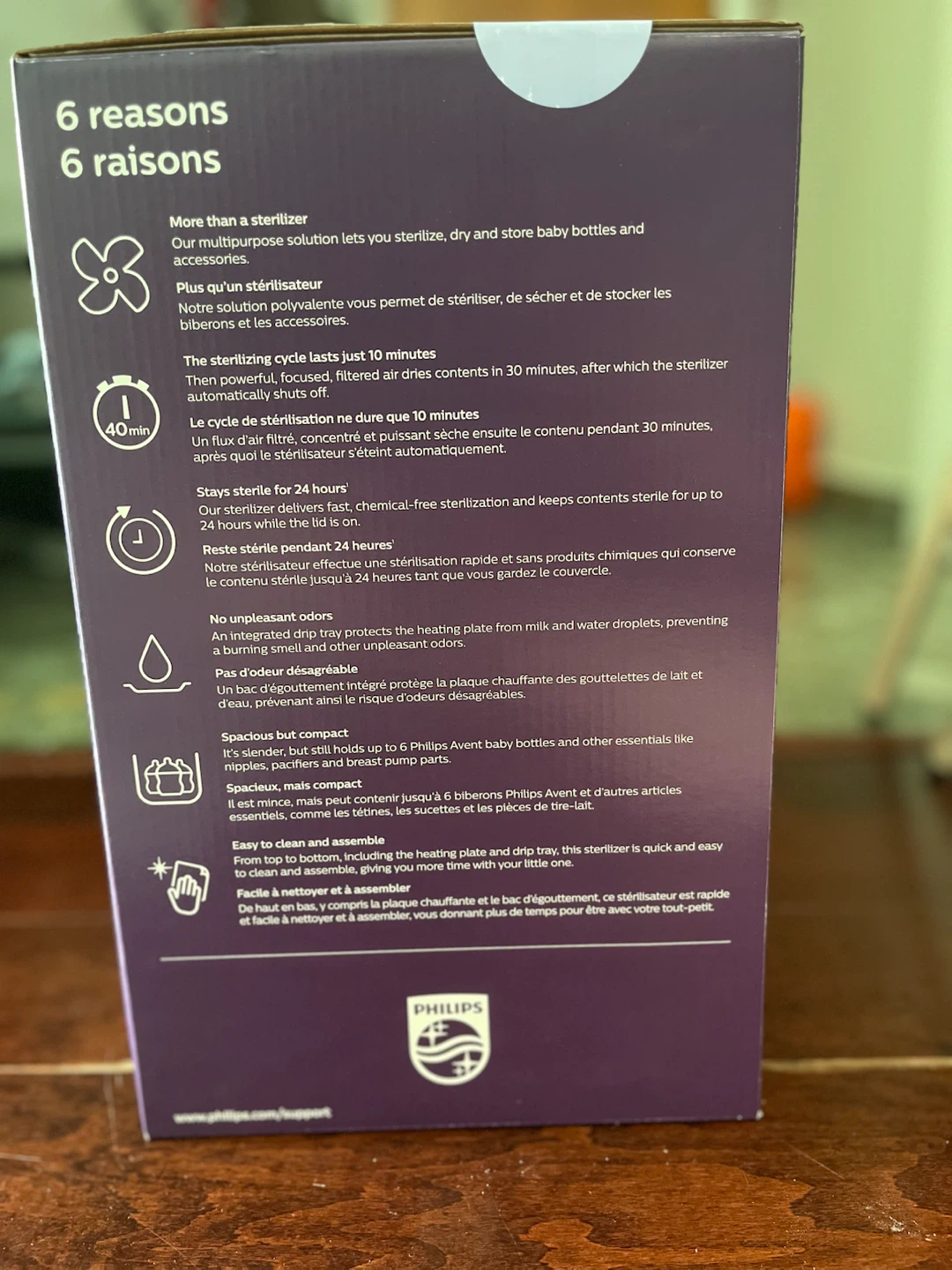Philips Avent Baby Bottle Sterilizer and Dryer Premium - photo 3