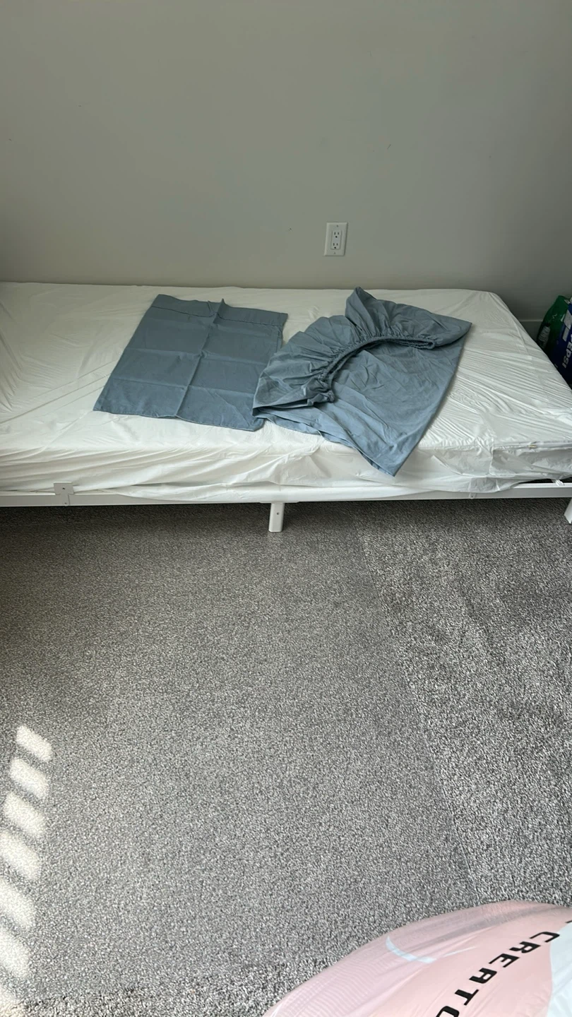 Small bed 38 x  70 mattress firm 5 inches - photo 2