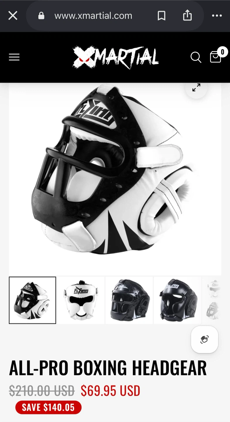 Flying MMA Headgear - used, in good condition