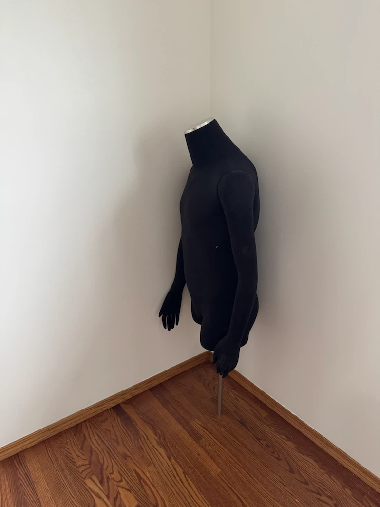 Black Male Mannequin Torso with Removable Arms - No Stand - photo 4