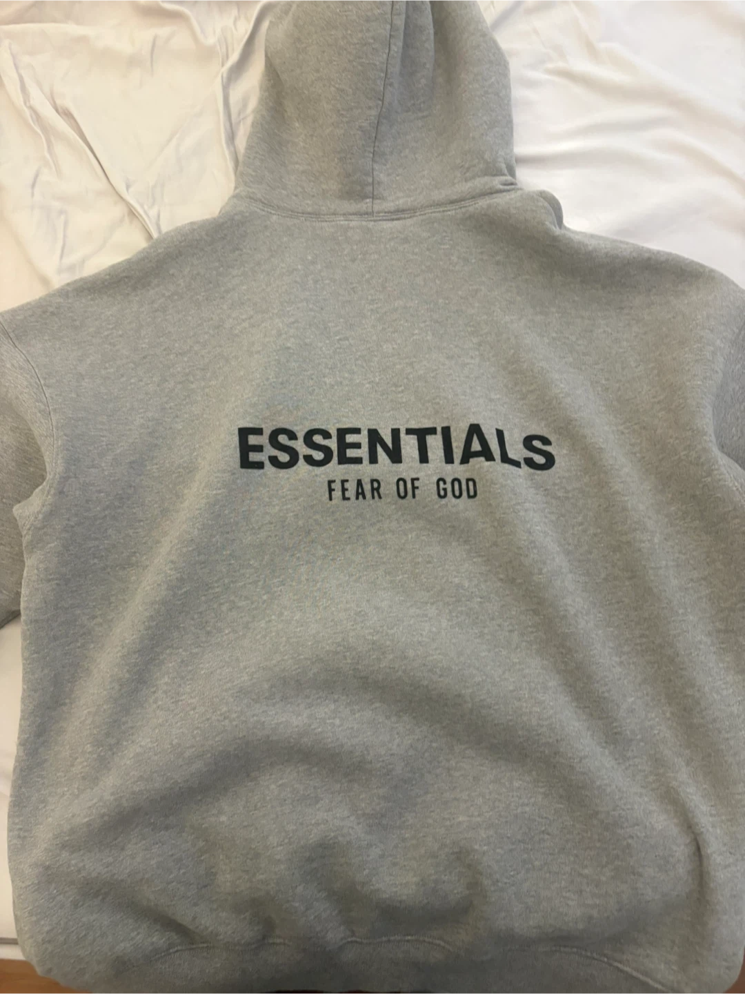 ESSENTIALS Fear of God Grey Hoodie - photo 2