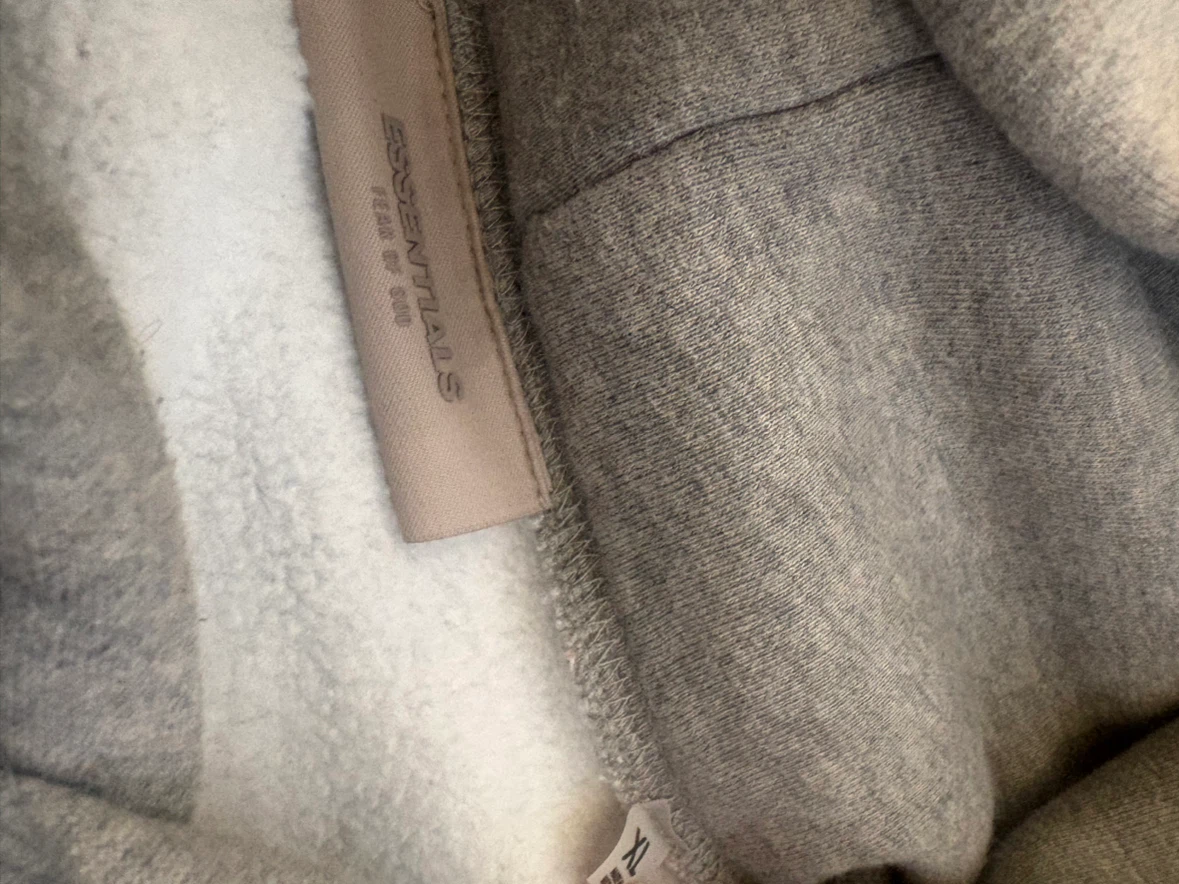 ESSENTIALS Fear of God Grey Hoodie - photo 3