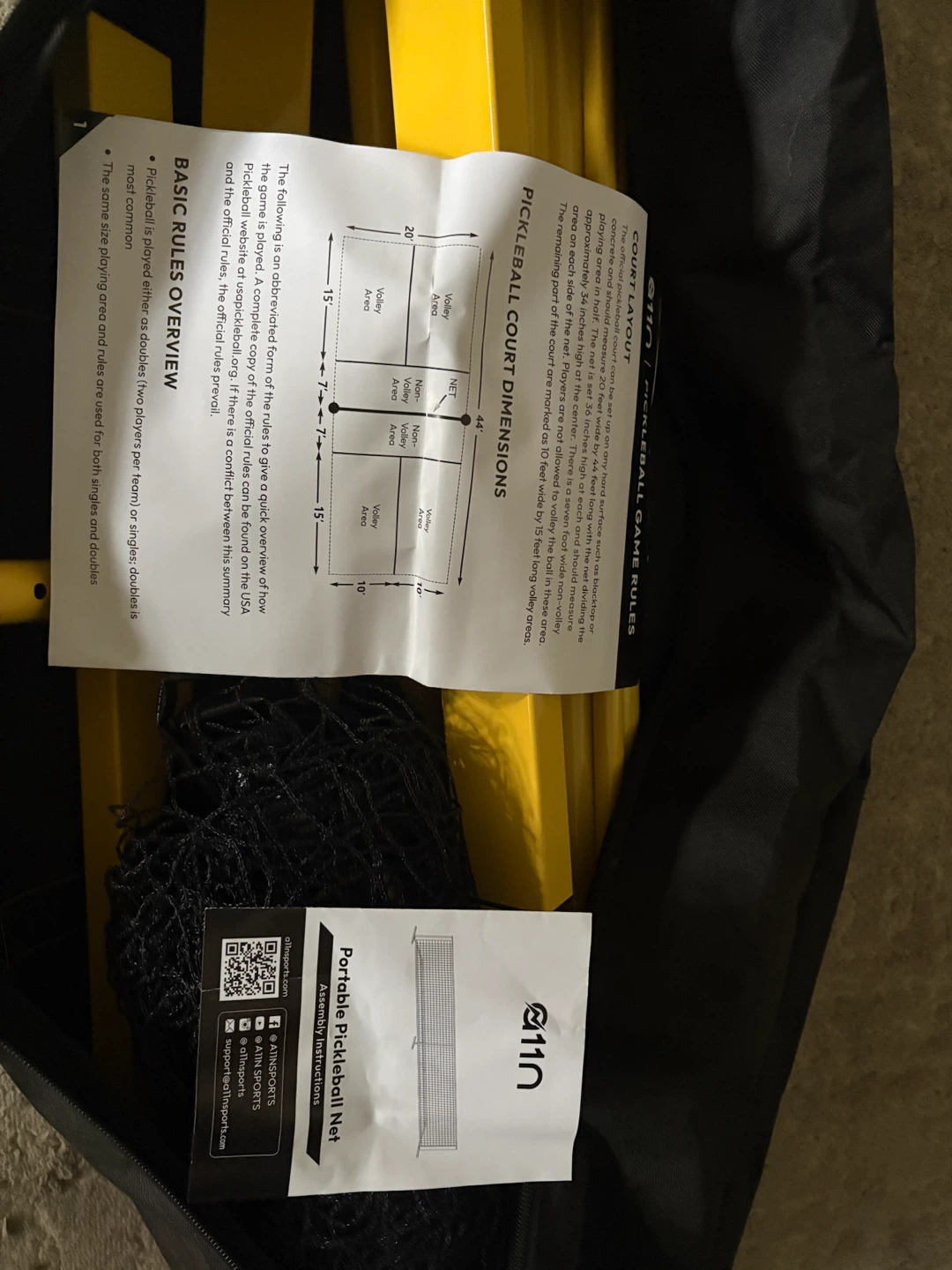 110 Portable Pickleball Net - photo 3