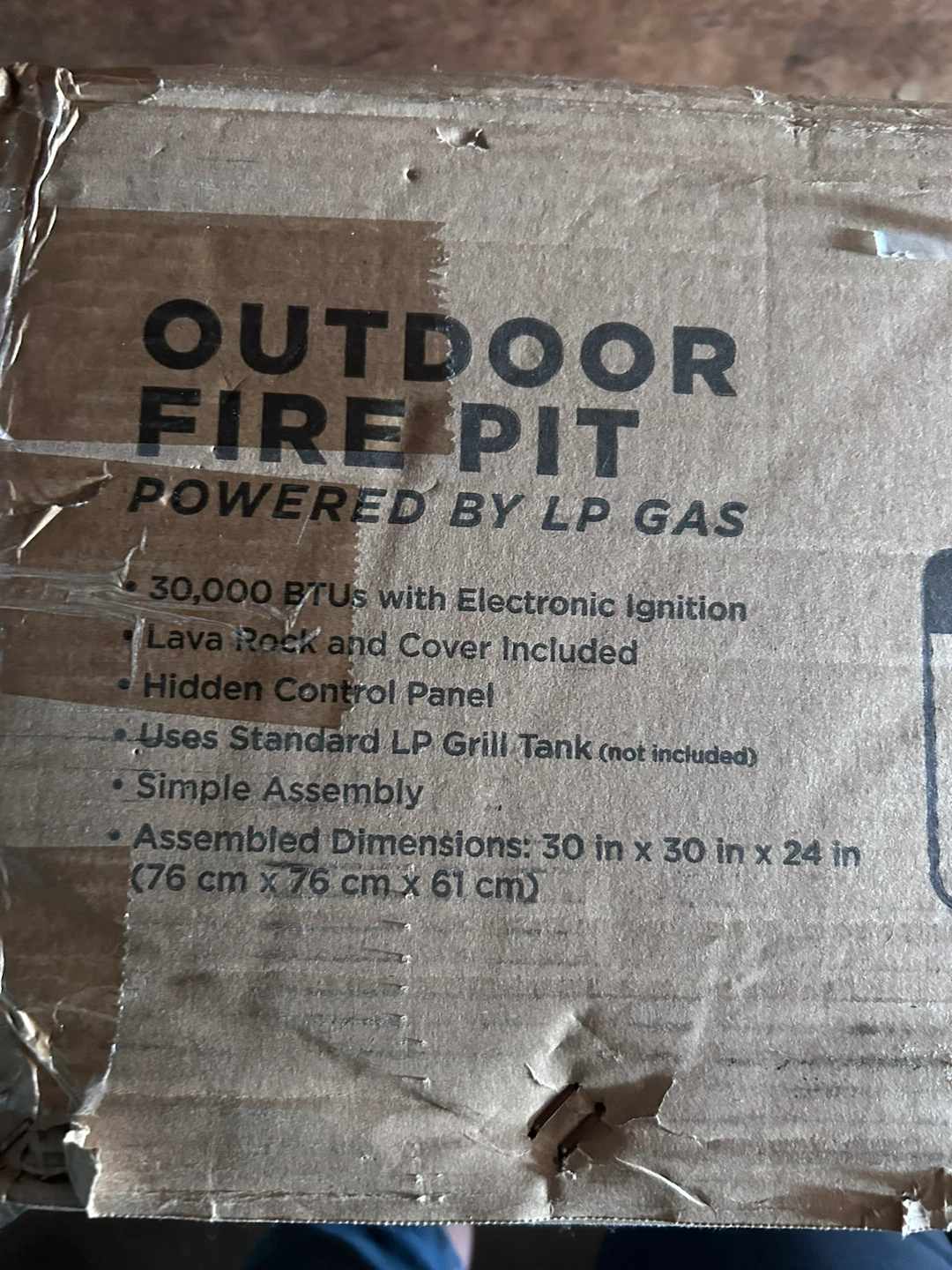 Endless Summer Outdoor LP Gas Fire Pit