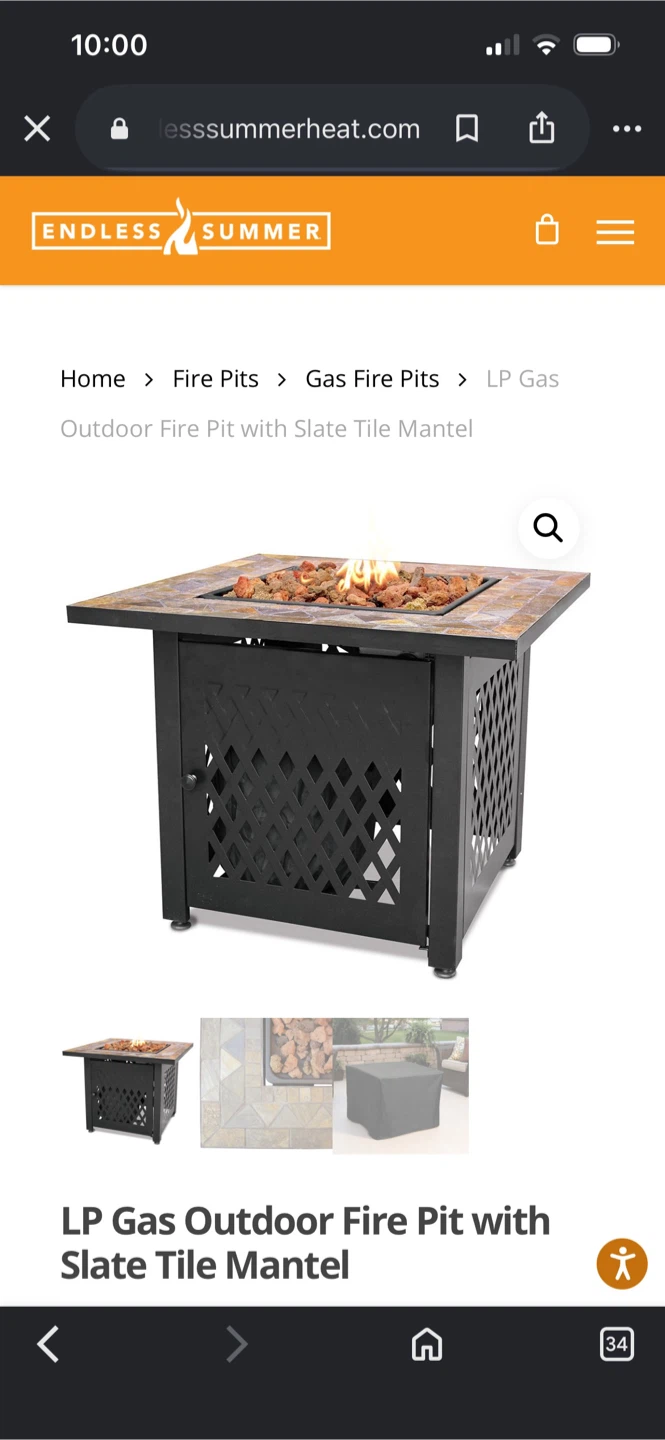 Endless Summer Outdoor LP Gas Fire Pit - photo 3
