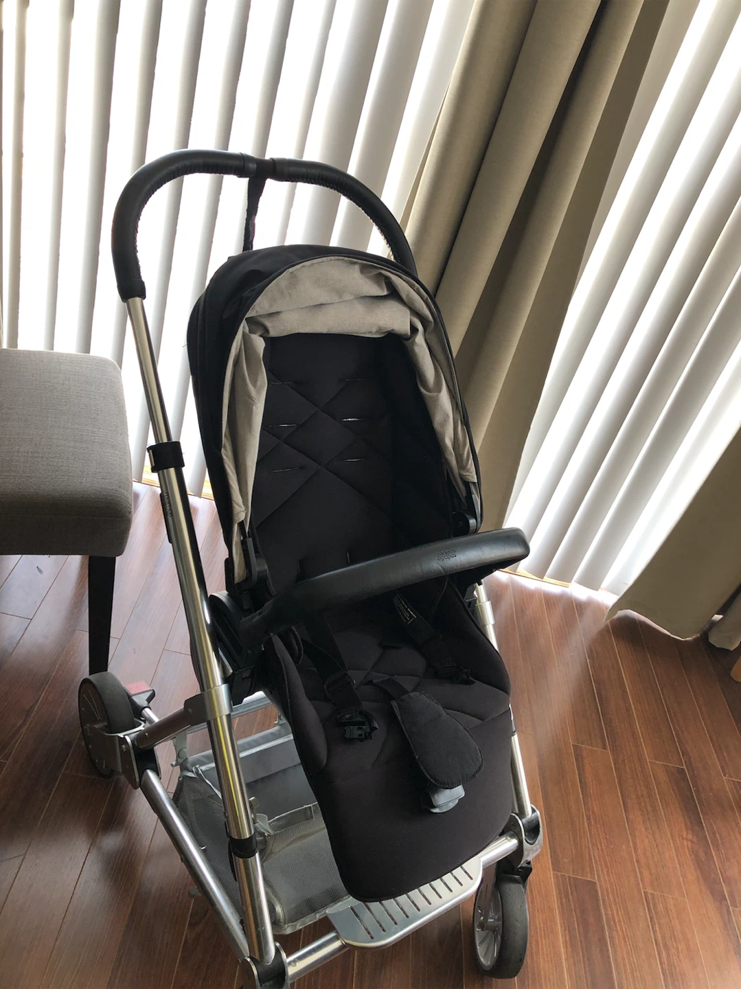 Black Lightweight Stroller