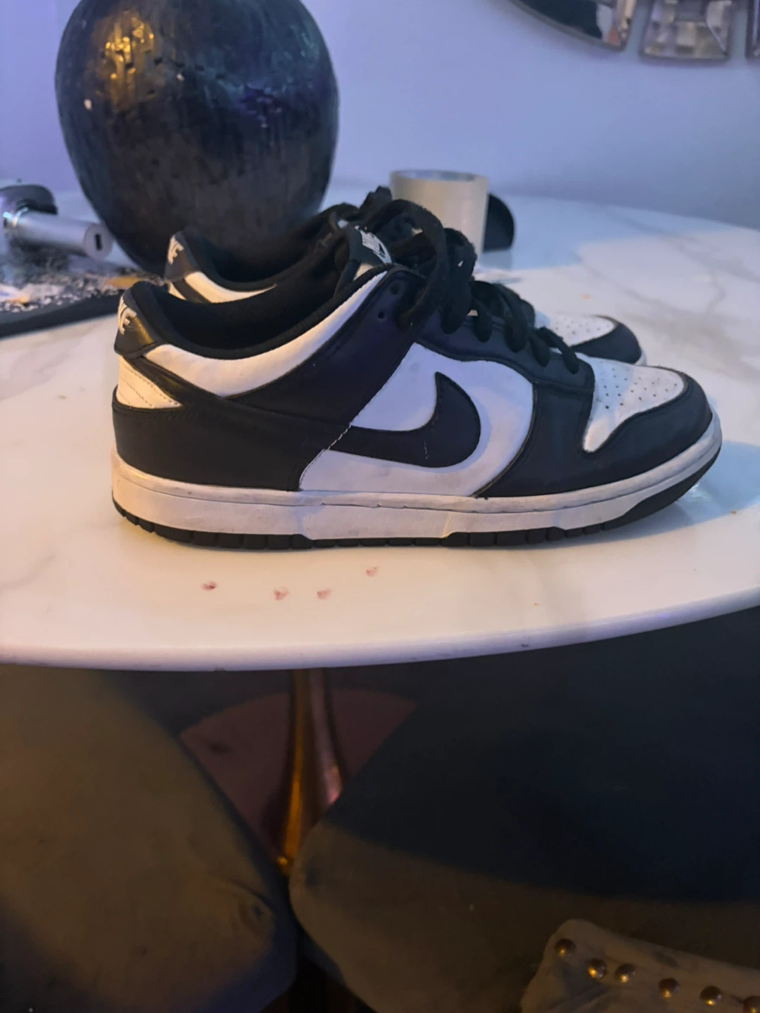Nike Dunk Low Black White Sneakers