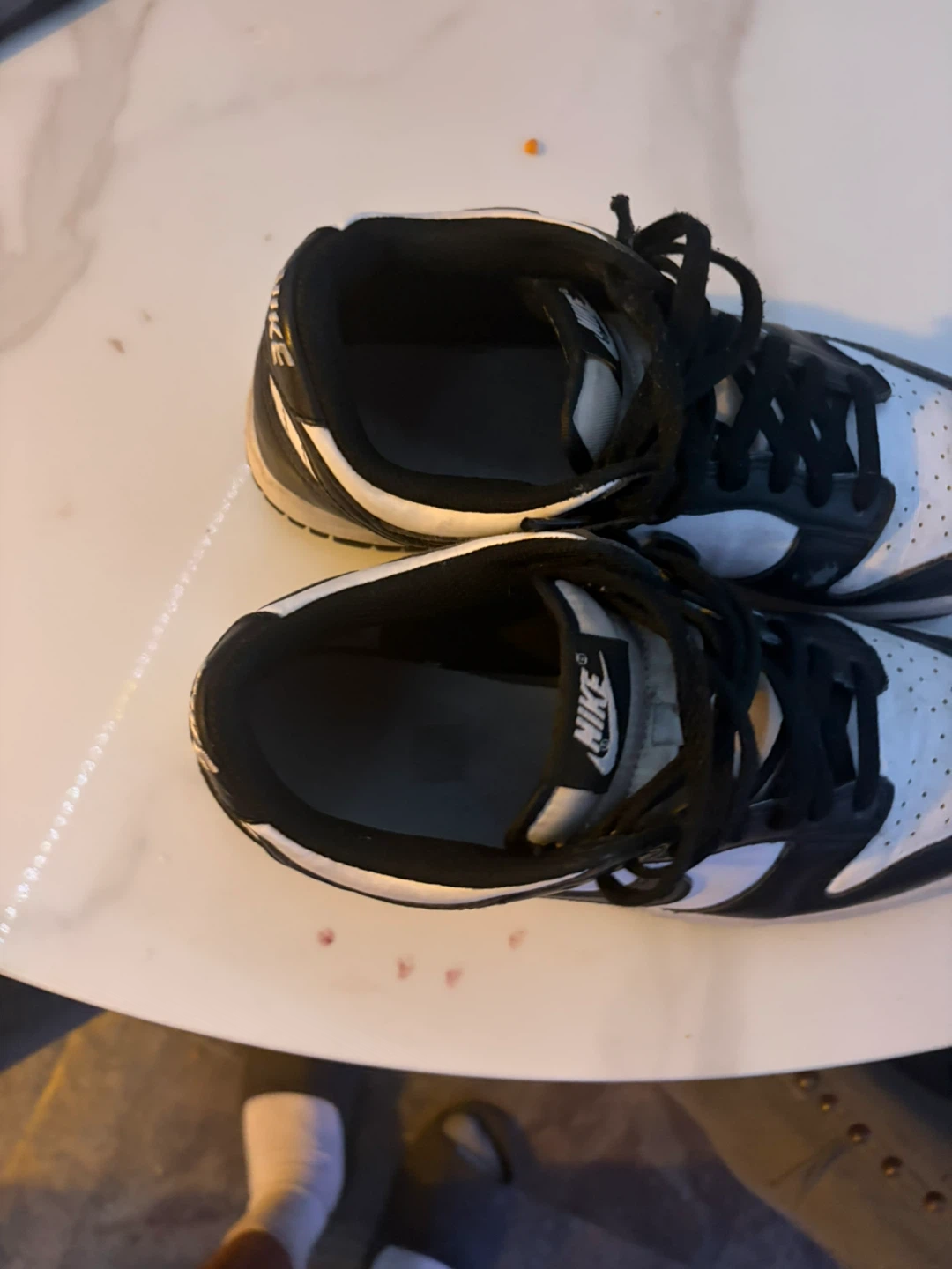 Nike Dunk Low Black White Sneakers - photo 3