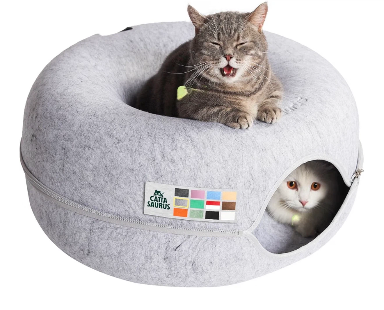 Cattasaurus Felt Cat Bed x2!