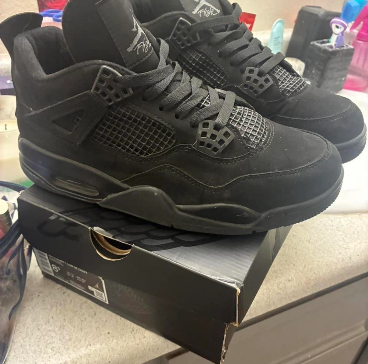 Air Jordan 4 Retro 'Black Cat' Sneakers