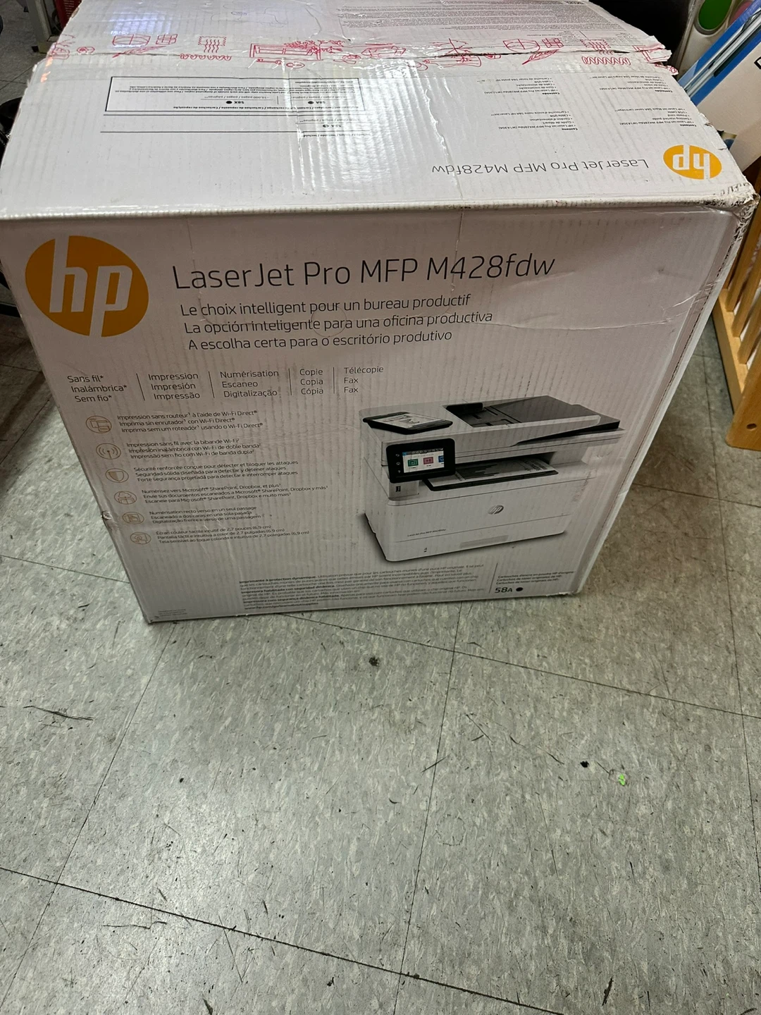 HP LaserJet Pro MFP M428fdw All-in-One Printer - photo 2
