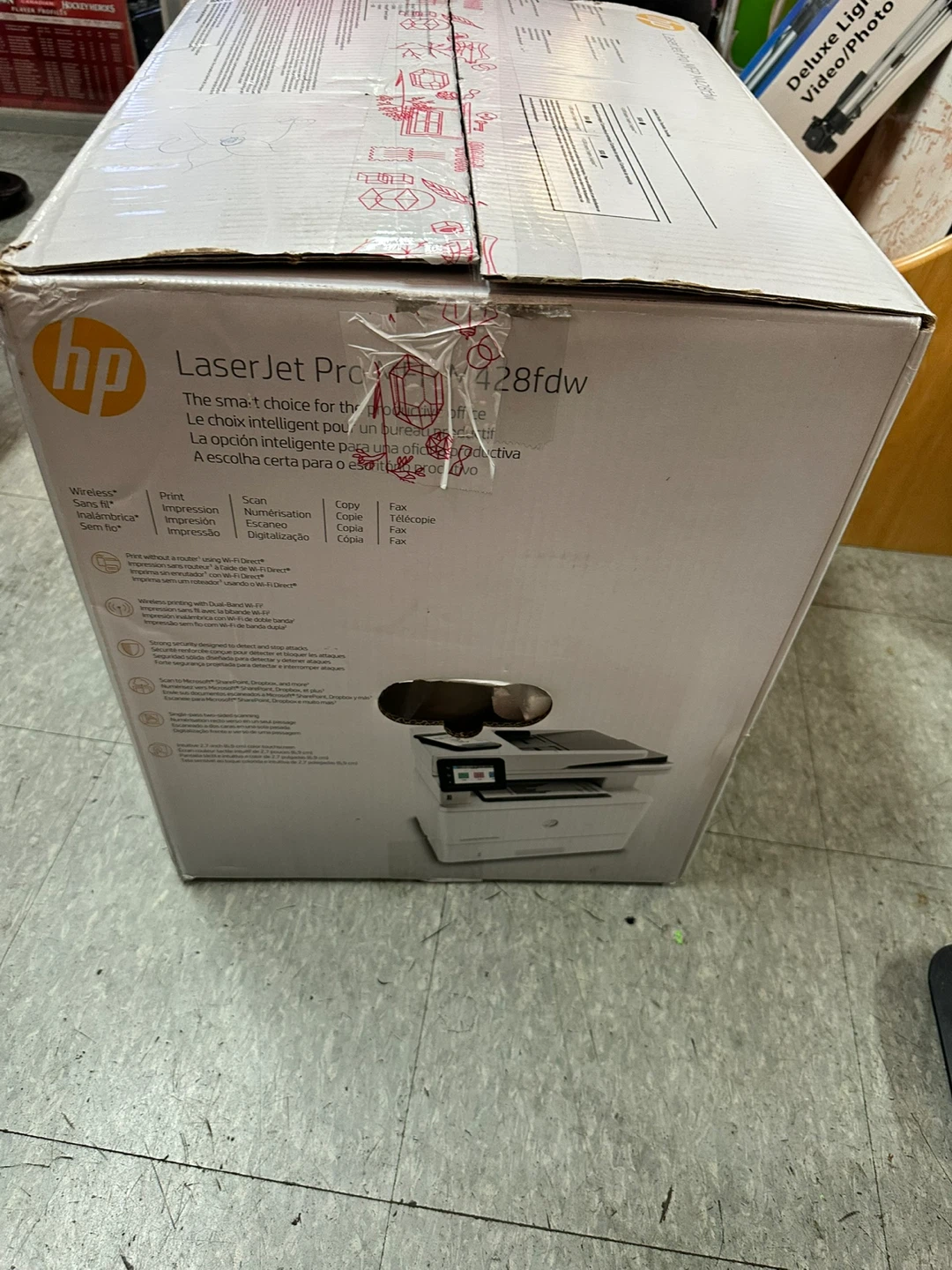 HP LaserJet Pro MFP M428fdw All-in-One Printer - photo 3