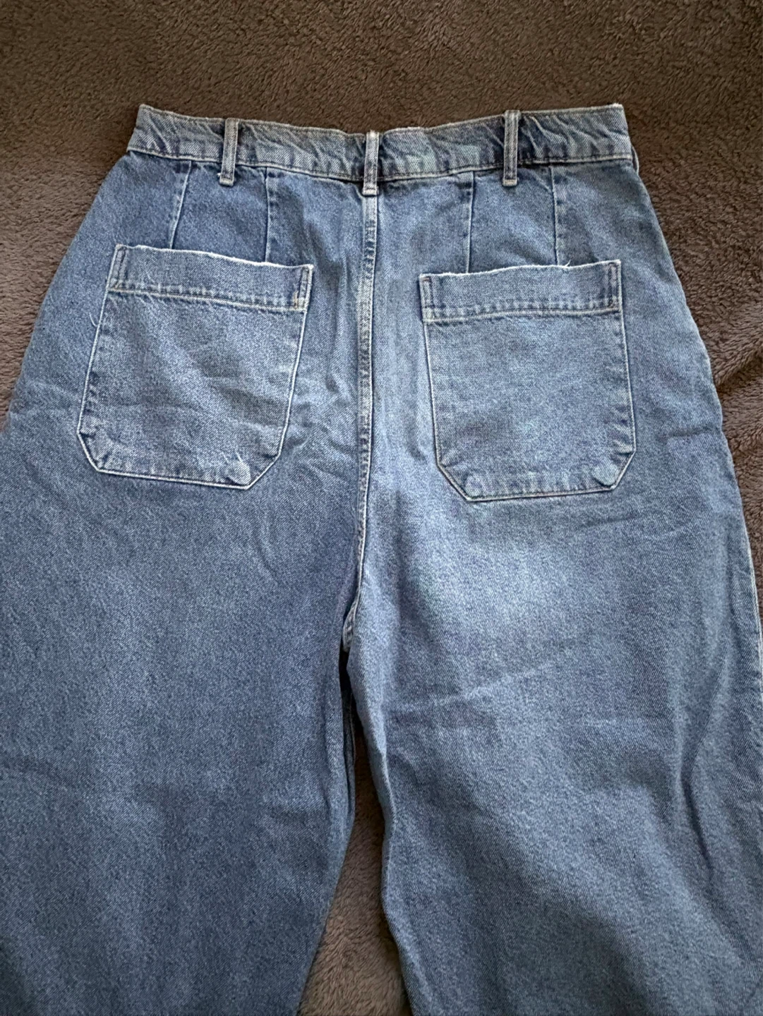 Zara Light Wash Wide Leg Jeans - Size 32 - photo 3