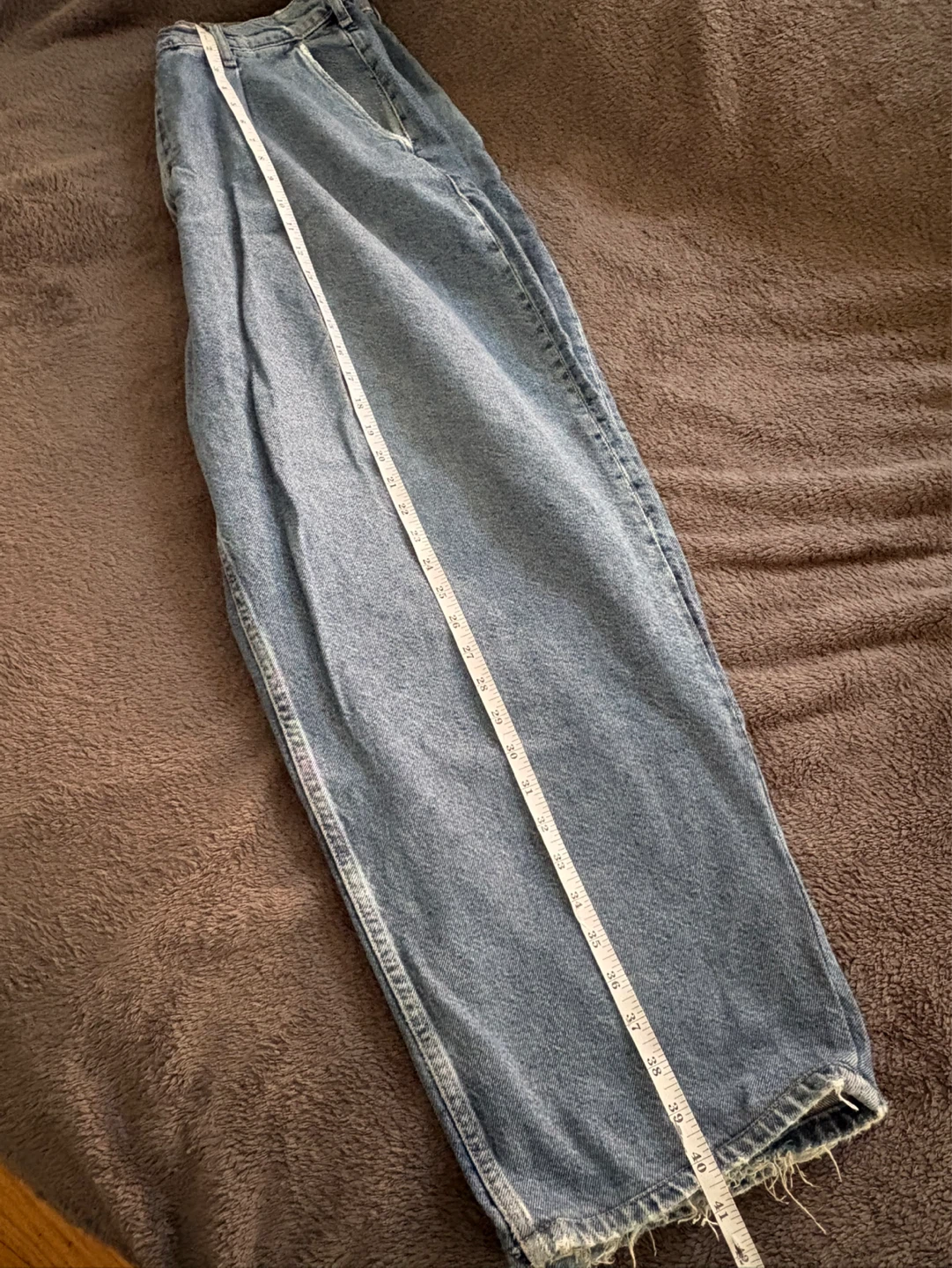 Zara Light Wash Wide Leg Jeans - Size 32 - photo 5