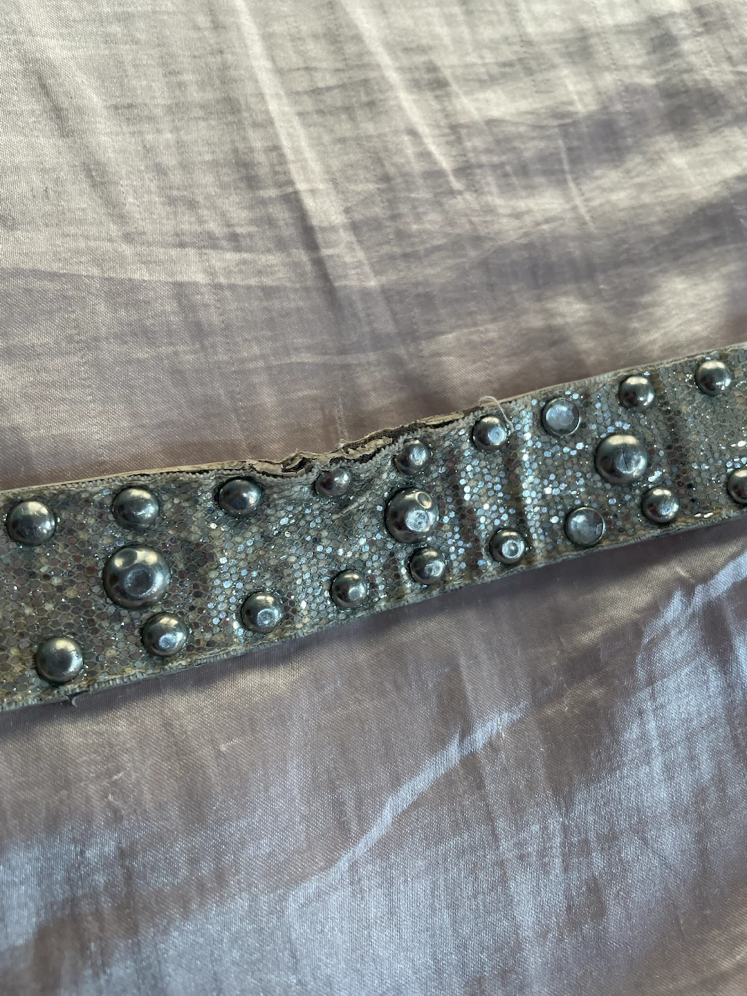 Silver Sparkly Y2K Belt - photo 3