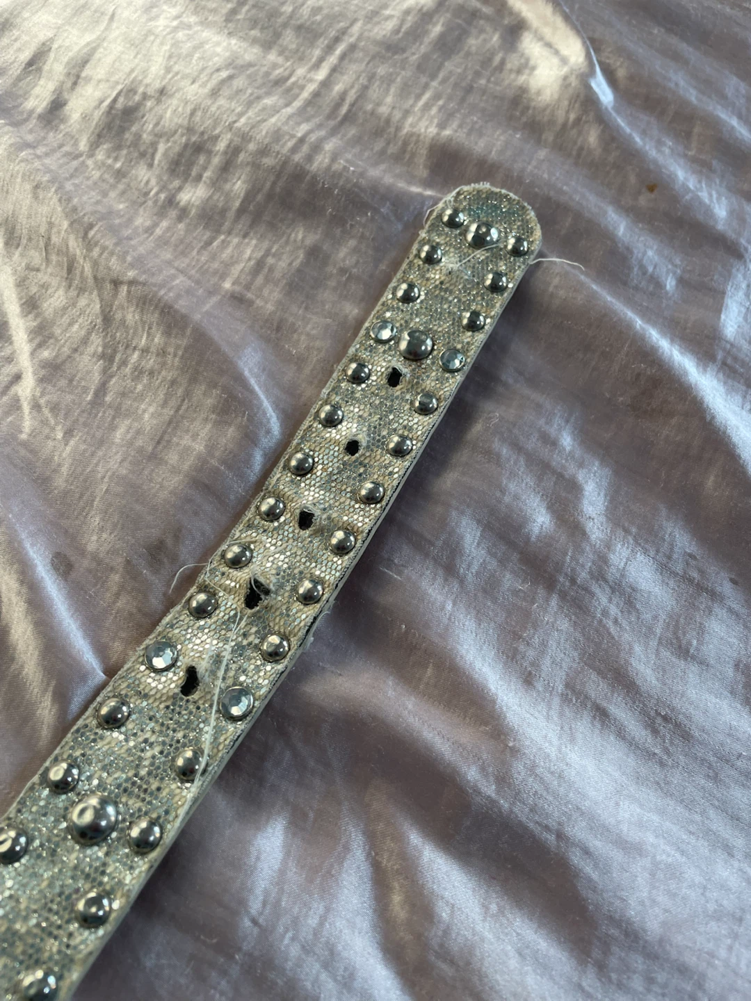 Silver Sparkly Y2K Belt - photo 4