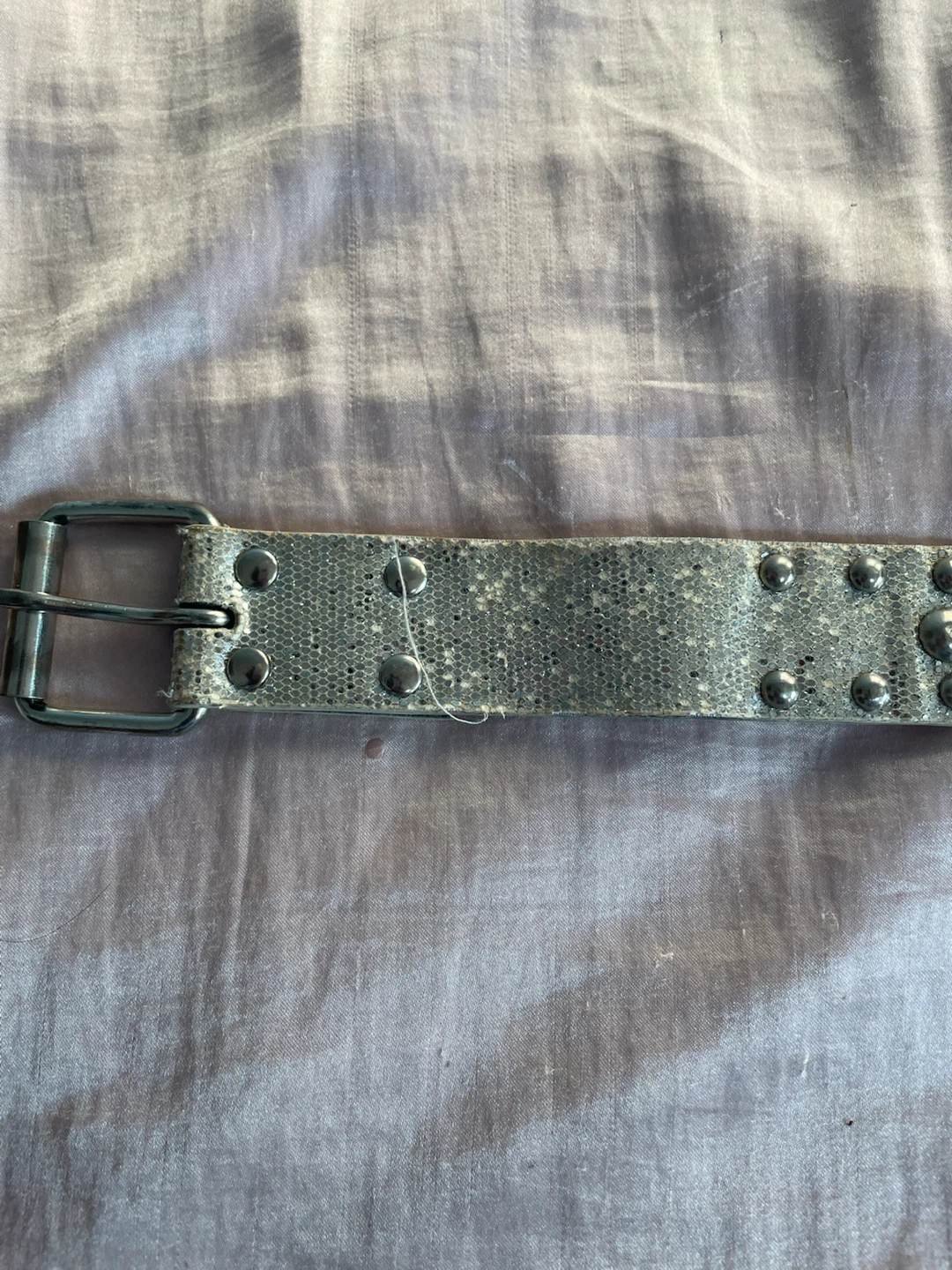 Silver Sparkly Y2K Belt - photo 5