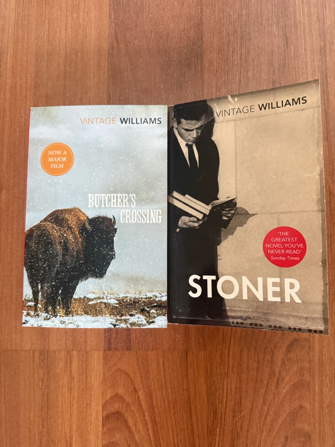2 Vintage Williams Books: Butcher's Crossing & Stoner