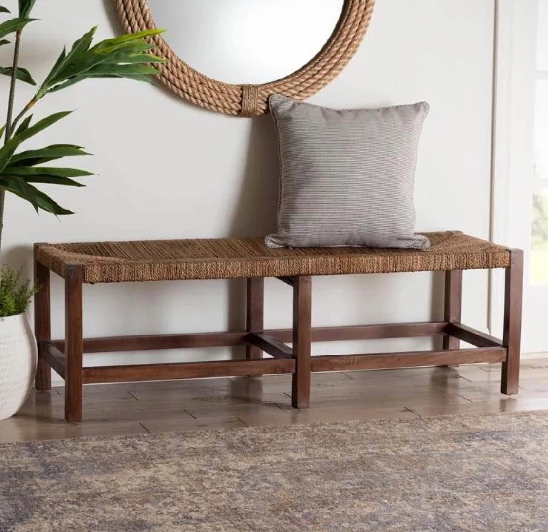 New Boho Accent Bench - photo 3