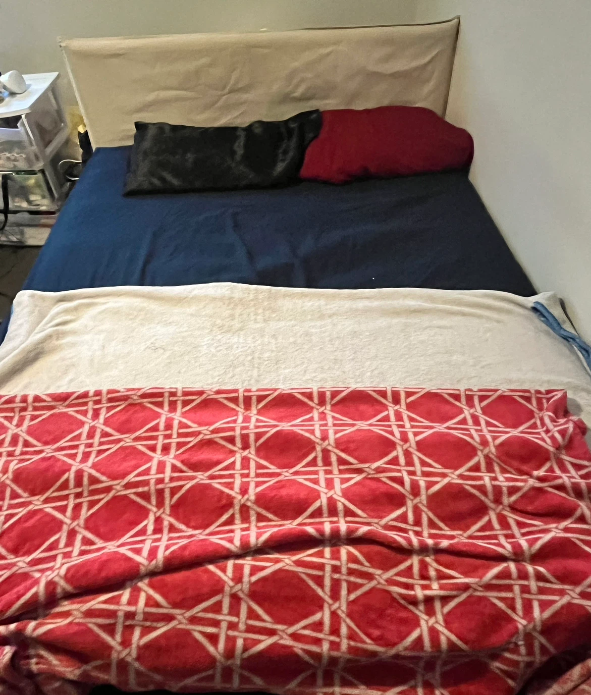 Mattress (Double) and ikea bed frame (Kleppstad)