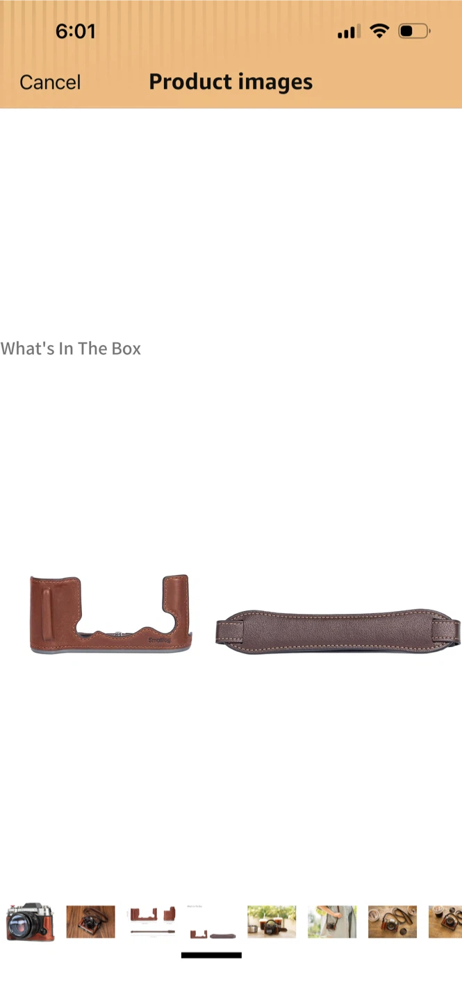 Brand New-SmallRig Leather Camera Case Kit - photo 4