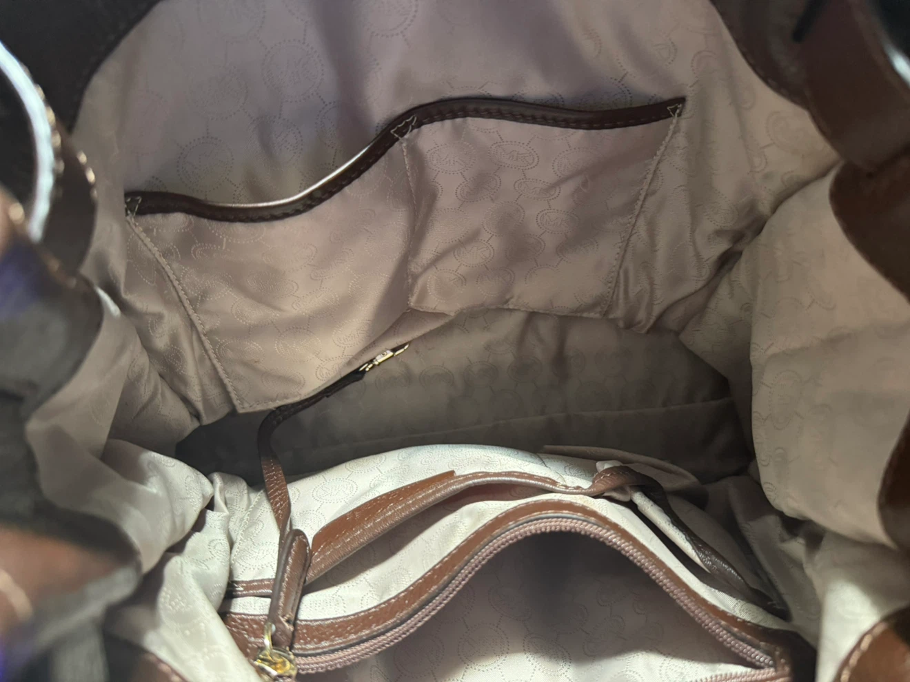 Michael Kors Brown Woven Leather Tote Bag - photo 2