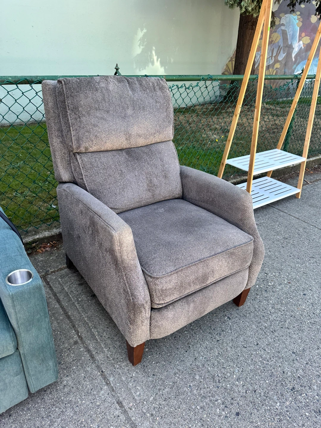 Grey Recliner Chair