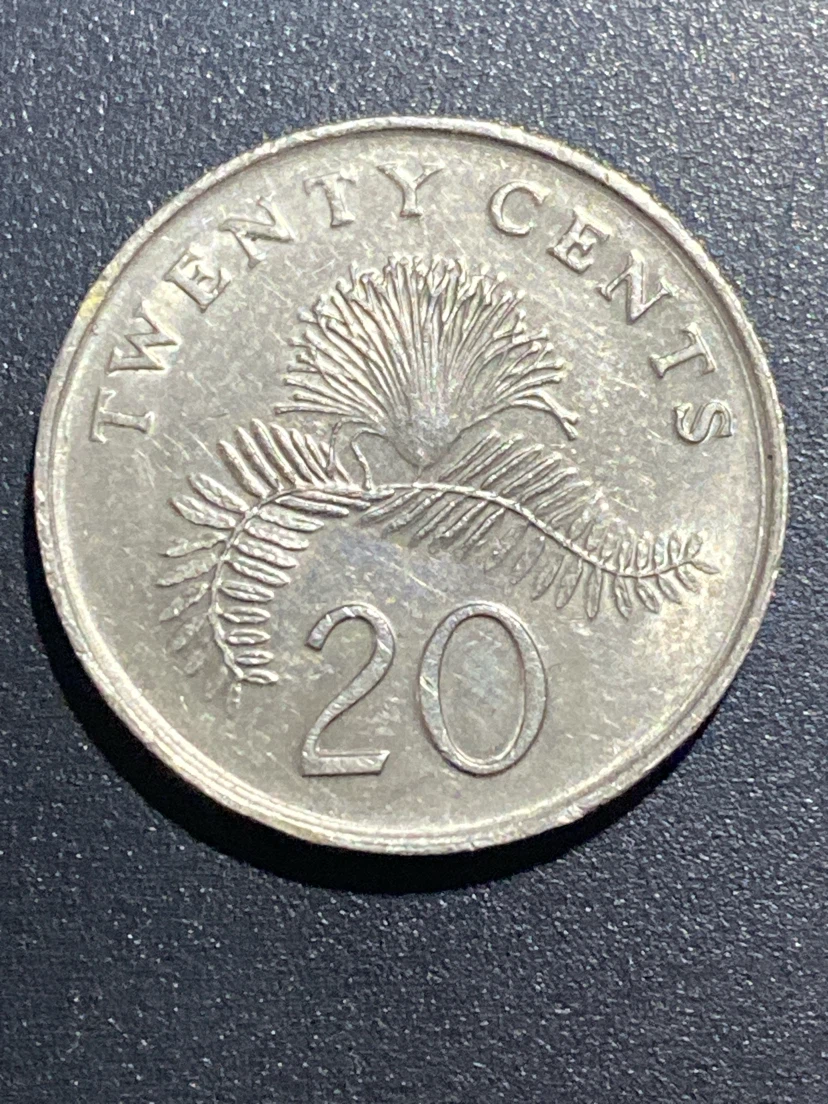Singapore 20 Cents Coin 2009 - photo 2