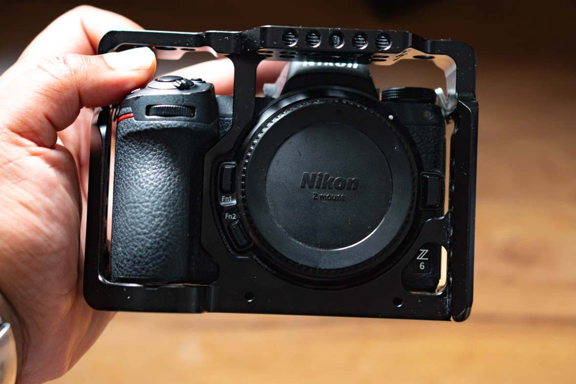 Nikon z6 + 24-70mm f4 lens &  SmallRig Cage