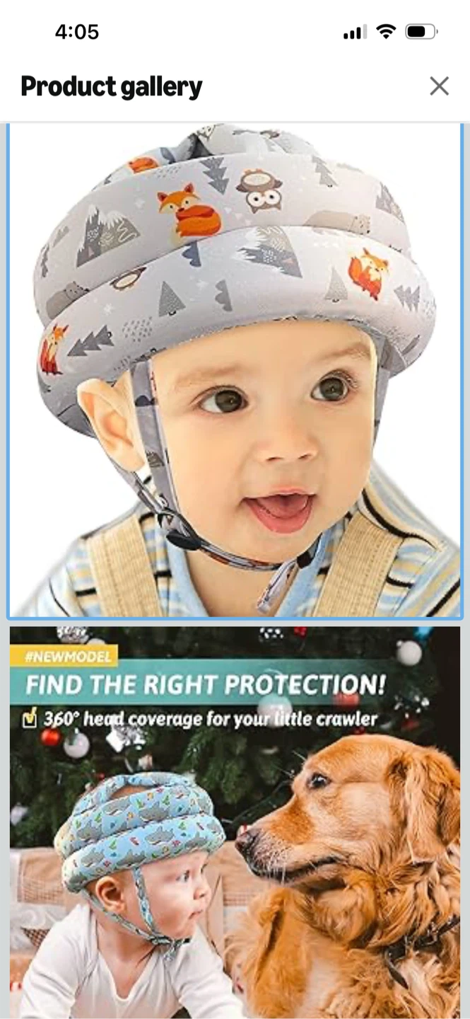 New-Baby Head Protector Helmet for Crawling Toddlers