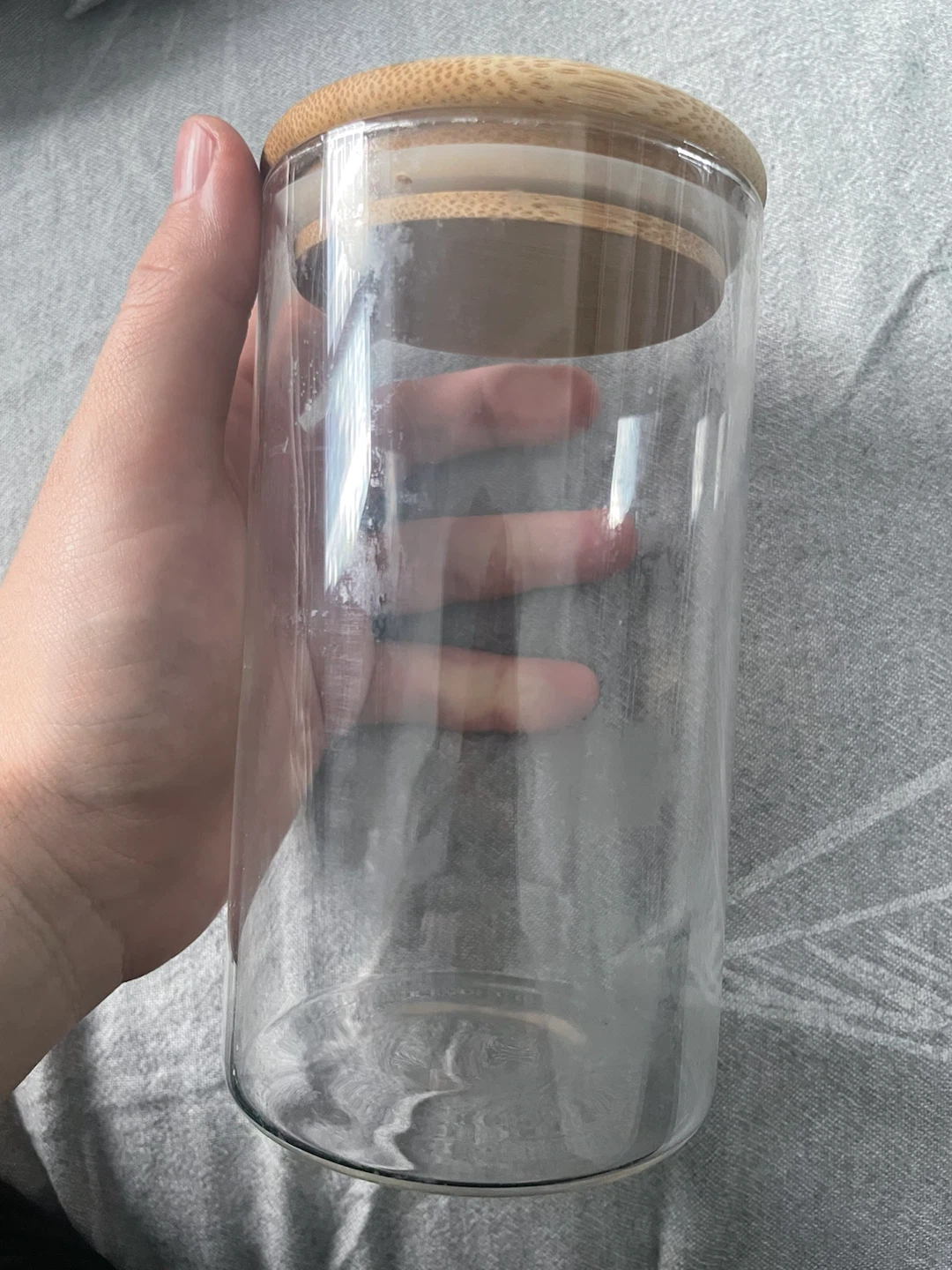 Glass Storage Jar with Bamboo Lid