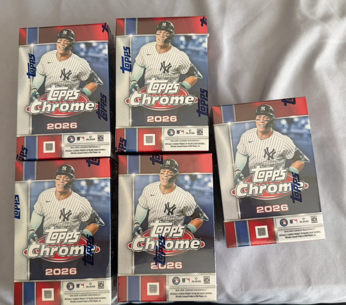 2026 Topps Chrome Baseball Boxes SEALED - photo 2