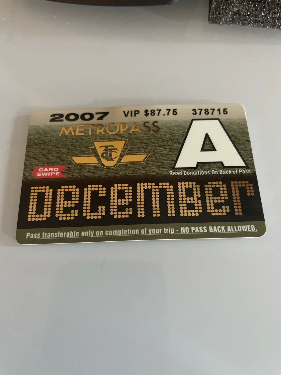 Metropass December 2007 - photo 2