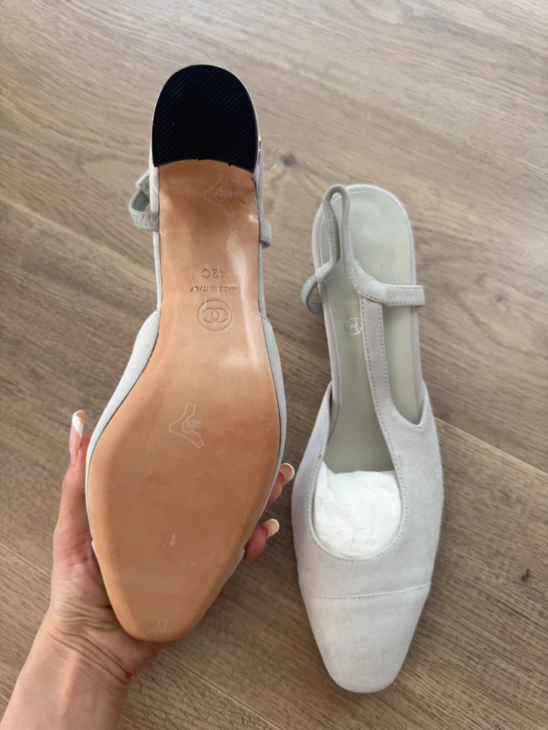 Brand New Suede Slingback Pumps – Size EU 40/41 - photo 3