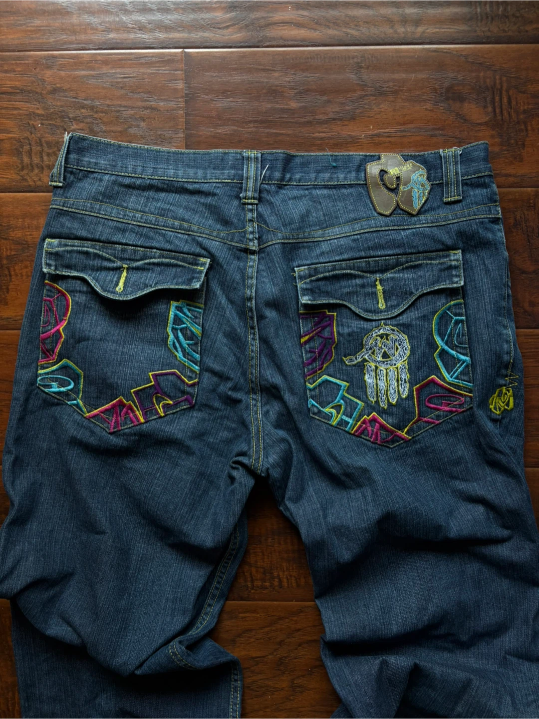 Vintage Miskeen Originals denim baggy jeans 38 y2k - photo 2