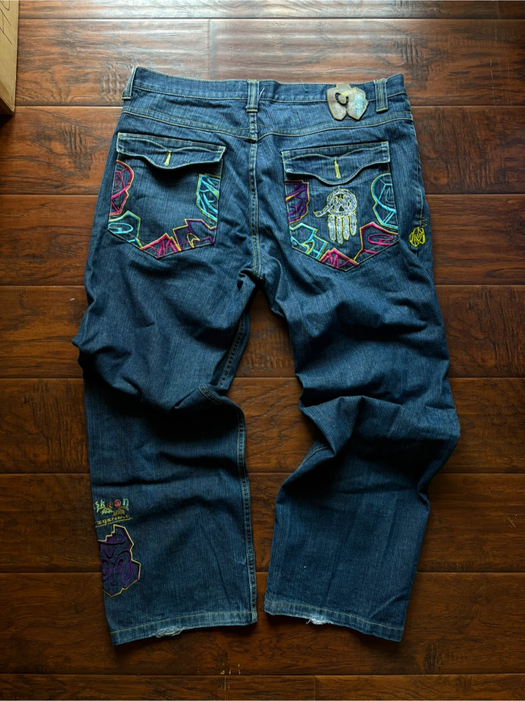 Vintage Miskeen Originals denim baggy jeans 38 y2k - photo 3