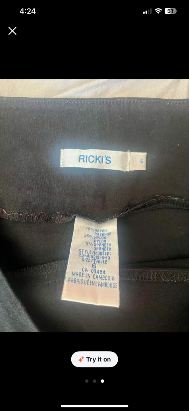 Ricki's Black Capris Pant - photo 3