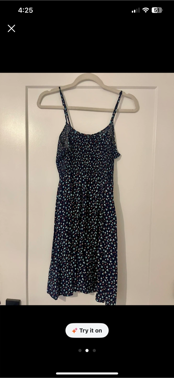 Navy Floral Summer Dress - photo 2