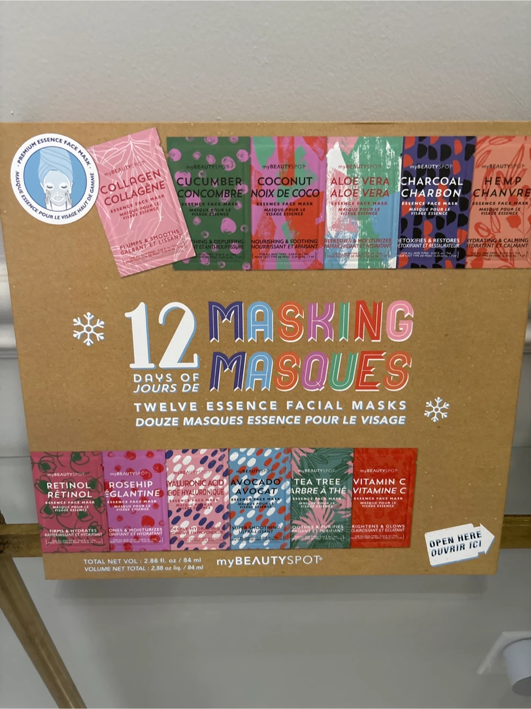 myBEAUTYSPOT 12 Days of Masking Essence Face Masks Set