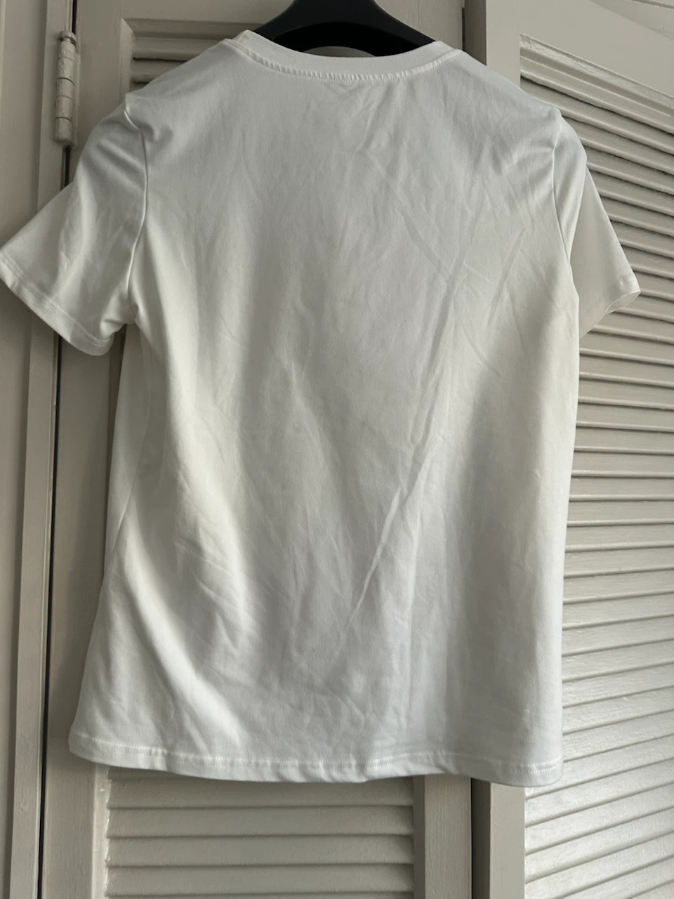 White Graphic T-Shirt with Evil Eye Design - photo 3