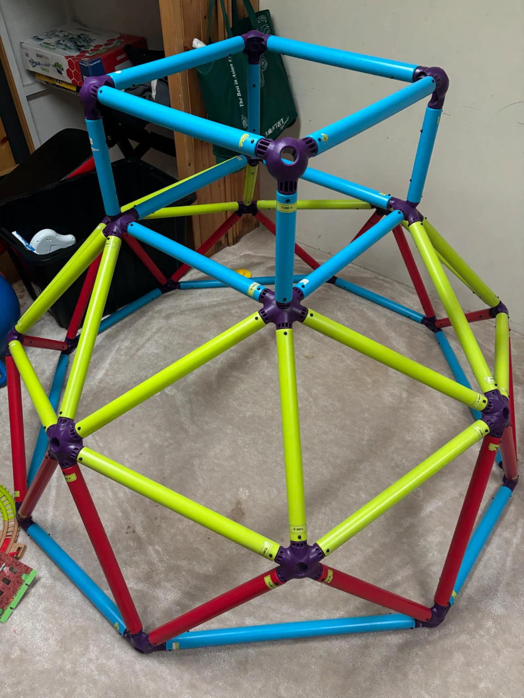 Geometric Climbing Dome for Kids