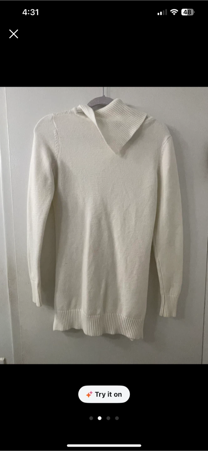 LE CHÂTEAU Cream Sweater Dress - photo 2