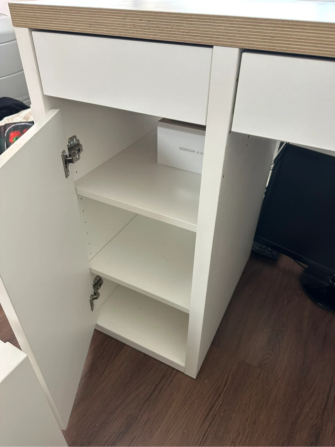 IKEA MICKE Desk with Storage - photo 2